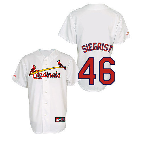 Kevin Siegrist #46 Youth Baseball Jersey-St Louis Cardinals Authentic Home Jersey by Majestic Athletic MLB Jersey